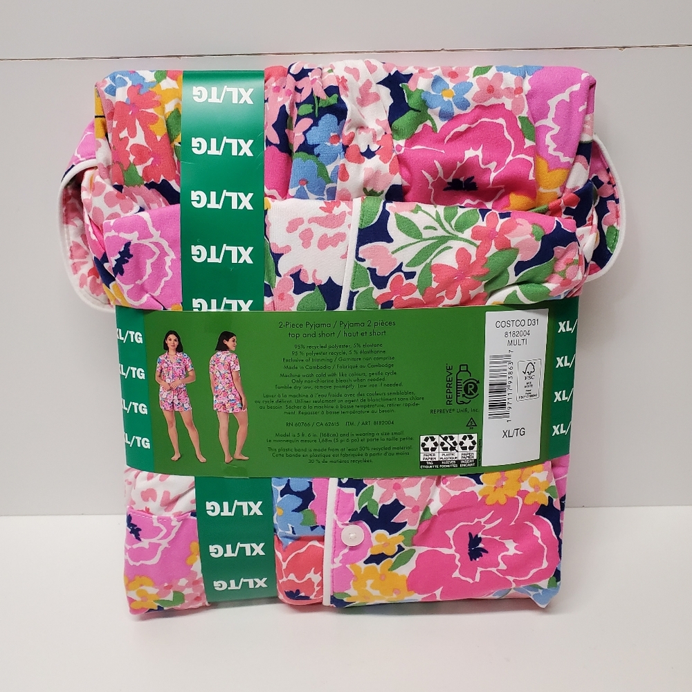 kate spade Floral Pajama Set - Pink and White - Picture 2 of 6